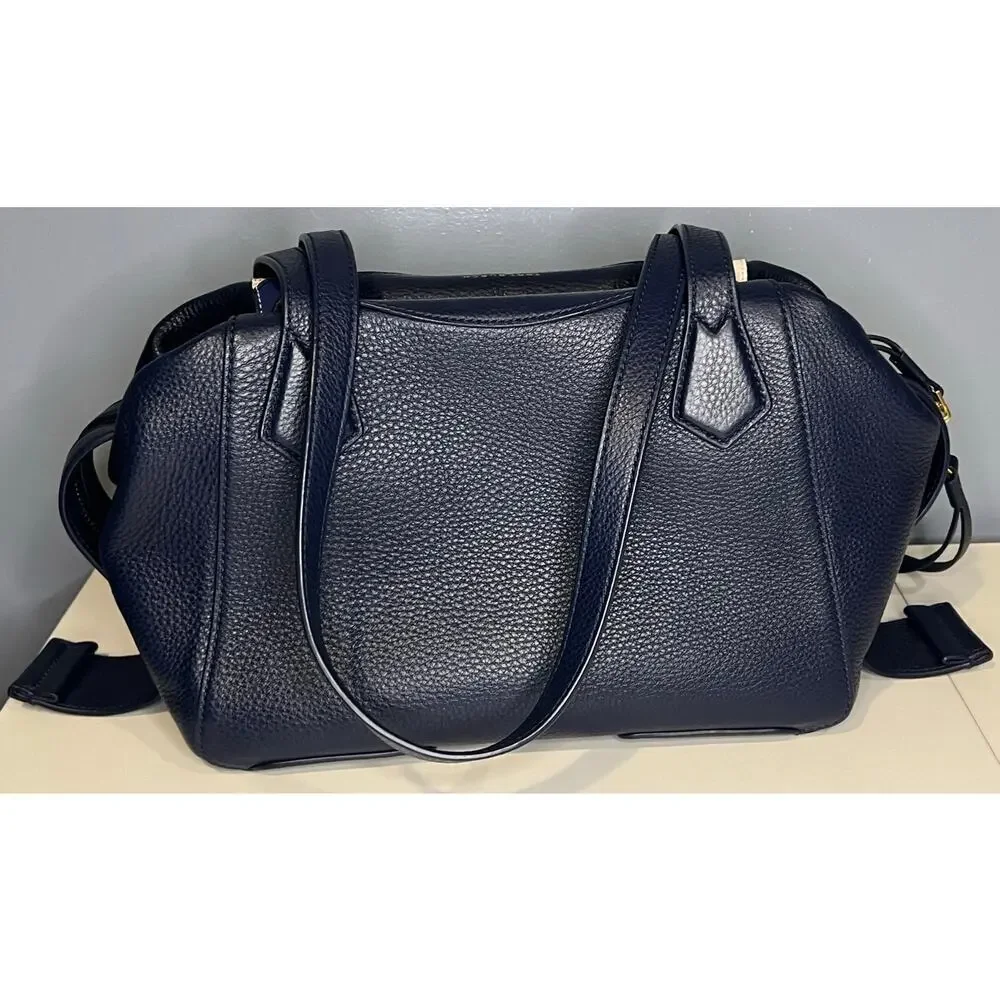EUC Tory Burch Perry Balloon Multicolored Stripe Handbag